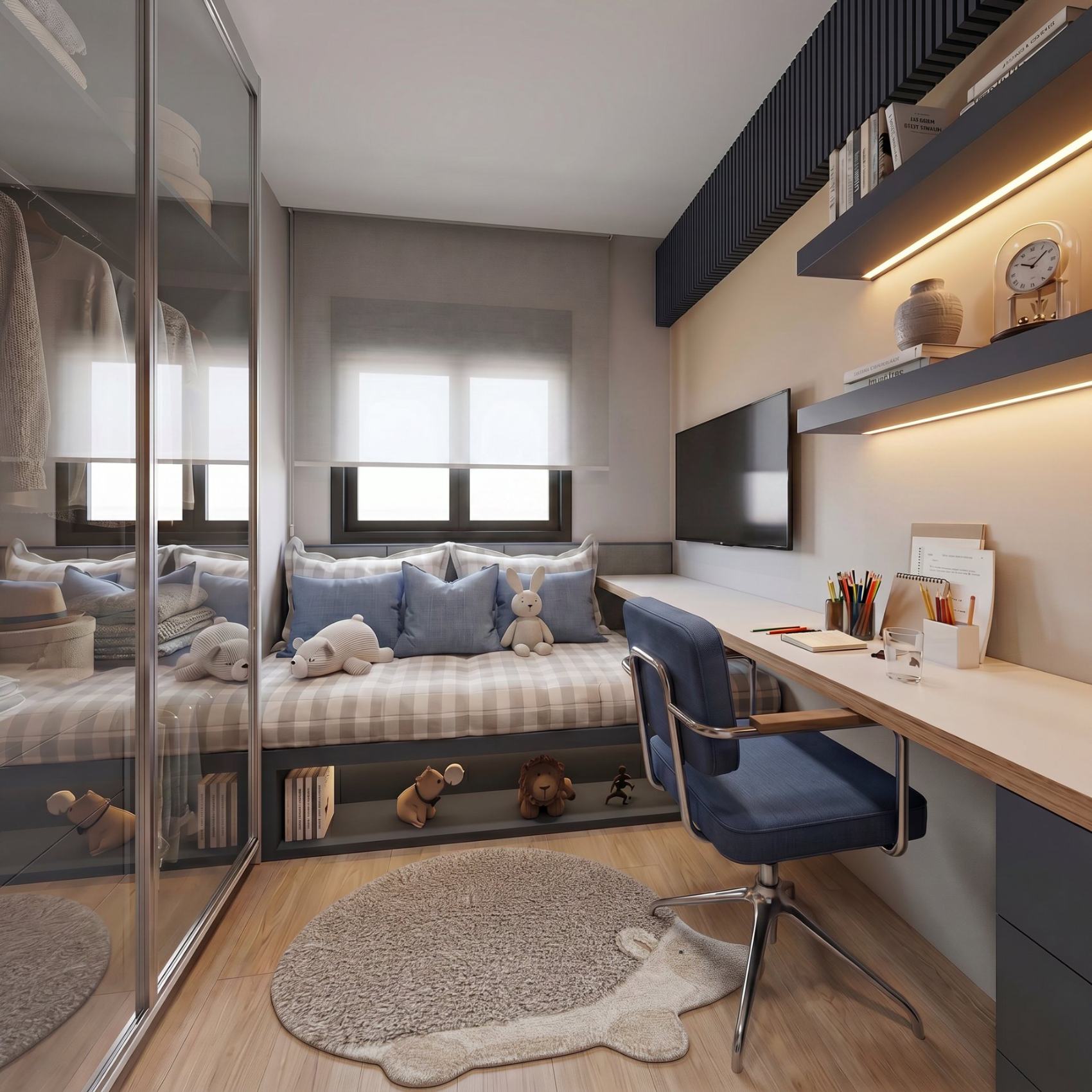 Quarto infantil masculino decorado